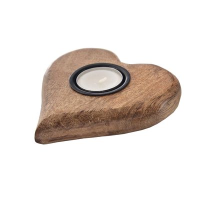 Svícen mango srdce O0412/2 - 13 x 13 x 2 cm{% if product.brand.name %} – Morex{% endif %}