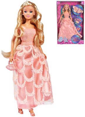 Panenka Steffi Glam Dream společenské zdobené šaty set s doplňky{% if product.brand.name %} – Simba{% endif %}