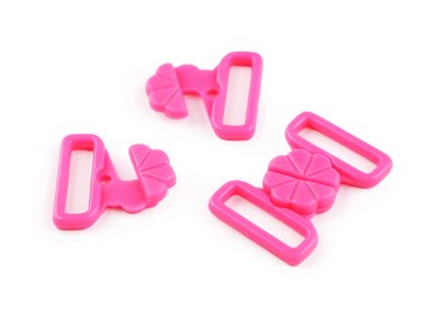 Plavkové zapínání šíře 17 mm plastové 5 párů{% if variant.name %} – 4 růžová neon{% endif %}