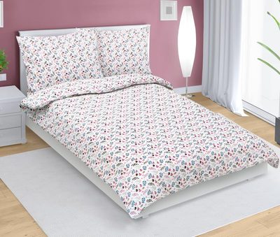 Krepové povlečení Růžová,Modrá,Hnědá 80/719{% if product.brand.name %} – Bellatex{% endif %}