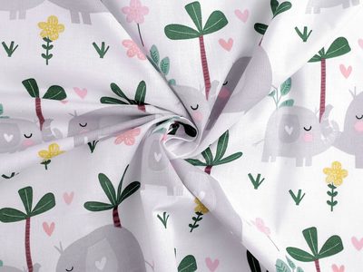 Bavlněná látka / plátno slon METRÁŽ{% if product.brand.name %} – Stoklasa{% endif %}