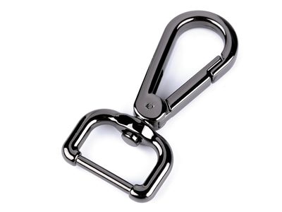 Kovová karabina průvlek 20 mm{% if variant.name %} – 2 nikl černý{% endif %}