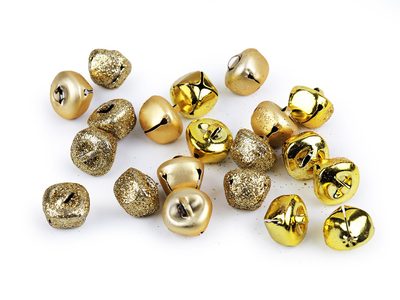 Rolničky Ø15 mm{% if variant.name %} – 2 zlatá mix{% endif %}