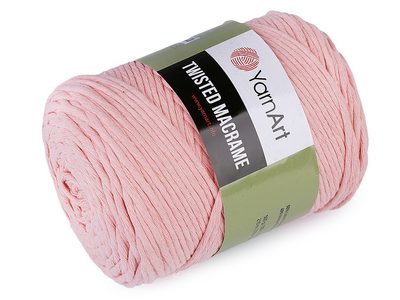 Pletací příze Twisted Macrame 500 g{% if variant.name %} – 4 (767) růžová světlá{% endif %}