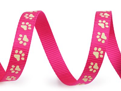 Popruh polypropylenový na vodítko / obojek, svítící ve tmě šíře 15 mm METRÁŽ{% if product.brand.name %} – Stoklasa{% endif %}