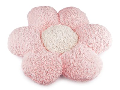 Dekorační polštář květ Ø40 cm{% if variant.name %} – 10 růžová sv.{% endif %}
