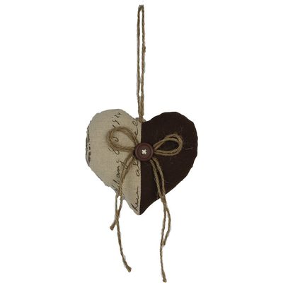 srdce k zavěšení hnědé, X0046 - 13 x 13 x 3,5 cm{% if product.brand.name %} – Morex{% endif %}