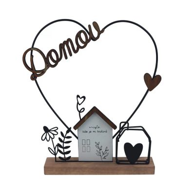 Dekorace domov K4713 - 23×4×25.50 cm – fotka 1