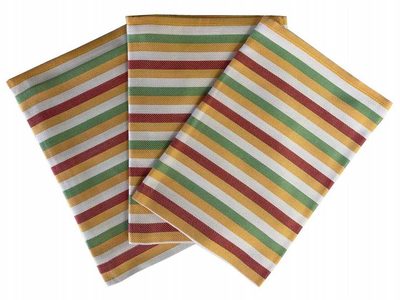Utěrky Bambus Pruh žlutý - 3 ks 50x70 cm - Svitap