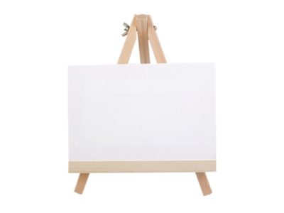 Mini malířský stojan s plátnem 18x23 cm – fotka 3