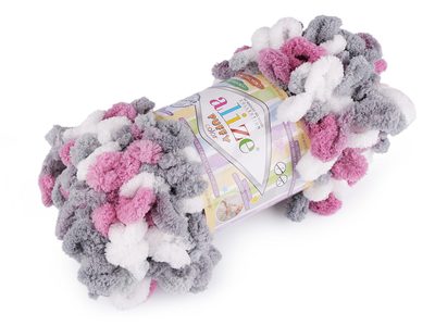 Pletací příze Alize Puffy color 100 g{% if variant.name %} – 6 (6070) fialovorůžová{% endif %}