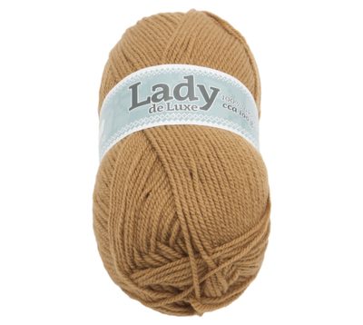 Příze LADY de Luxe Hnědá 946 100g / 238 m{% if product.brand.name %} – Bellatex{% endif %}
