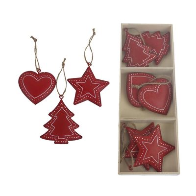 Dekorace k zavěšení, 6 ks K3734 - 7,3 cm{% if product.brand.name %} – Morex{% endif %}