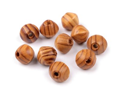 Dřevěné korálky Strip 18x20 mm 10 kusů{% if product.brand.name %} – Galanterka{% endif %}