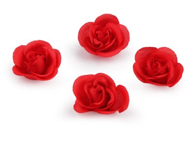 Umělý květ růže Ø3 cm 10 kusů{% if variant.name %} – 4 červená{% endif %}