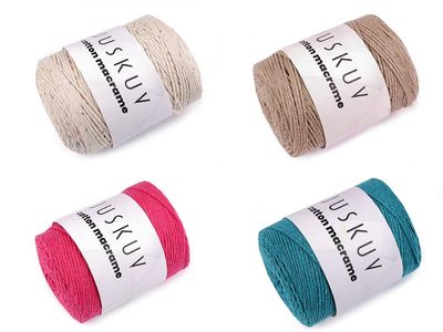 Bavlněná pletací příze Cotton Macrame 250 g{% if product.brand.name %} – Stoklasa{% endif %}