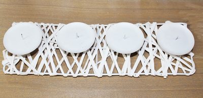 Dekorace na 4 svíčky P0736-01 - 40 x 13,5 x 5 cm{% if product.brand.name %} – Morex{% endif %}