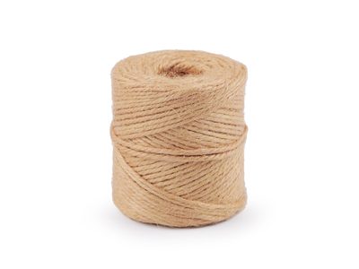 Jutový provázek Ø2 mm k pletení a háčkování 100 g{% if variant.name %} – 3 (05) přírodní stř.{% endif %}