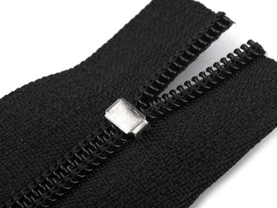 Koncovka na zip 3mm nikl 50 kusů – fotka 1