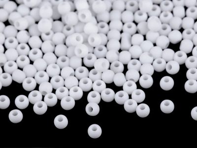 Plastové korálky matné Ø4 mm 20 g{% if product.brand.name %} – Galanterka{% endif %}