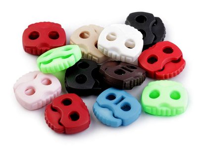 Brzdičky s dvěma dírkami 20x20 mm 10 ks{% if product.brand.name %} – Galanterka{% endif %}