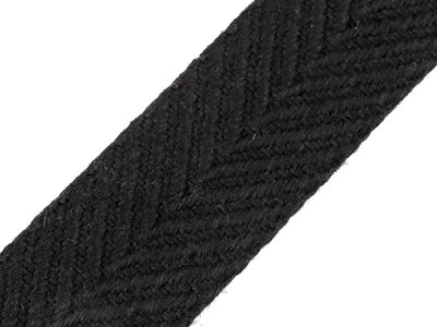 Oboustranný popruh šíře 38 mm METRÁŽ{% if variant.name %} – 2 černá{% endif %}