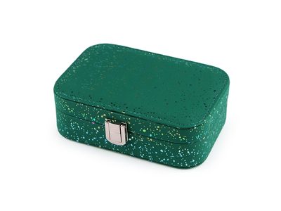 Malá šperkovnice 10x15x5 cm{% if variant.name %} – 2 zelená tmavá{% endif %}