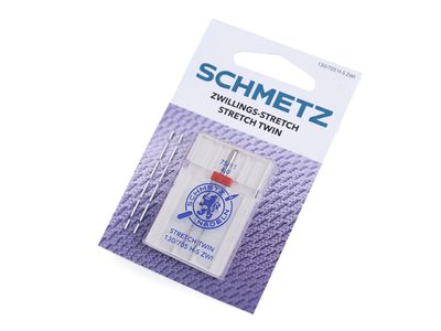 Dvojjehla Stretch 2,5/75 Schmetz na kartě{% if variant.name %} – 2 (4,0/75) barva nikl{% endif %}