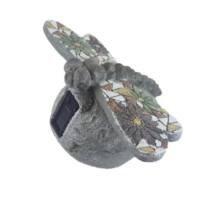 Solární dekorace vážka X6593 - 36 × 22 × 20 cm – fotka 2