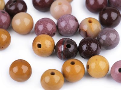 Minerálové korálky Jaspis mookait Ø6 mm 10ks{% if product.brand.name %} – Galanterka{% endif %}