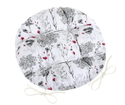 Sedák DITA kulatý prošívaný Šedá,Červená,Bílá 62/405 průměr 40 cm{% if product.brand.name %} – Bellatex{% endif %}