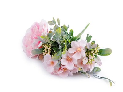 Umělá kytice s malou pivoňkou 25 CM – fotka 1