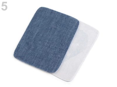 Nažehlovací záplaty riflové 5,3x7,9 cm balení 2 kusy{% if variant.name %} – 5 modrá legie{% endif %}