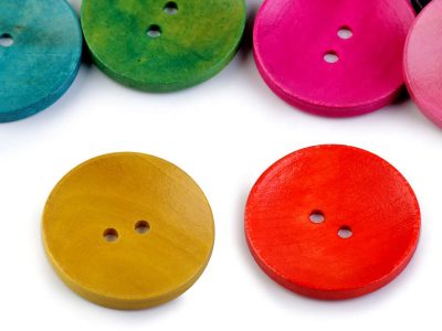 Dřevěný dekorační knoflík balení 10 kusů{% if product.brand.name %} – Galanterka{% endif %}