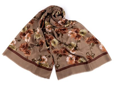 Šátek / šála / pléd květy 90x180 cm{% if product.brand.name %} – Stoklasa{% endif %}
