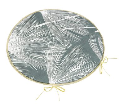 Sedák Adéla kulatý hladký Šedá,Bílá 79/234 průměr 40 cm{% if product.brand.name %} – {% endif %}