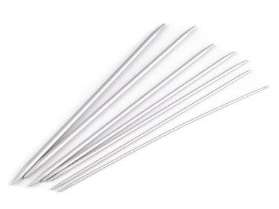 Ponožkové jehlice hliníkové č. 2; 2,5; 3; 3,5; 4; 4,5; 5{% if product.brand.name %} – Stoklasa{% endif %}