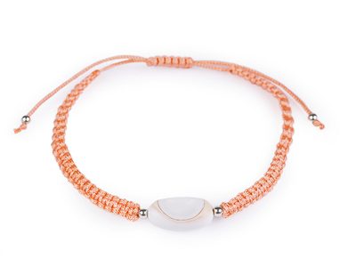 Náramek shamballa{% if variant.name %} – 3 lososová světlá{% endif %}