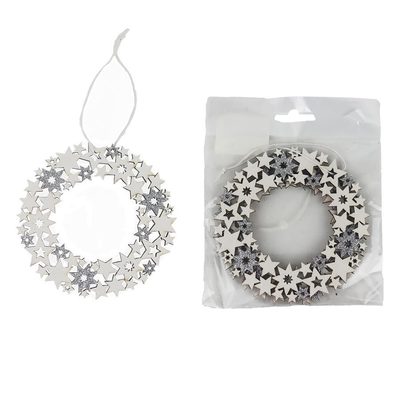 Dekorace k zavěšení, 2 ks D5728 - dia 11.2 × 0.3 cm{% if product.brand.name %} – Morex{% endif %}