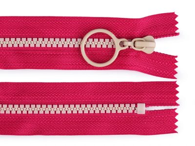 Kostěný zip barevný No 5 délka 20 cm{% if variant.name %} – 15 pink béžová světlá{% endif %}