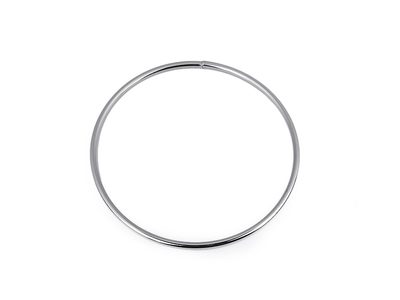 Kovový kruh / ucho na tašku Ø13,5 cm{% if variant.name %} – nikl{% endif %}