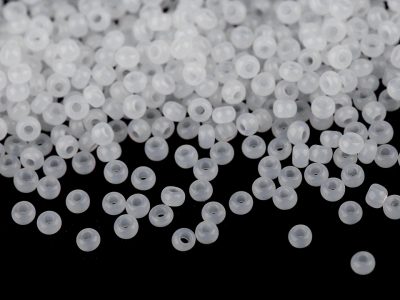 Rokajl Preciosa 10/0 - 2,3 mm lesklé  balení 20 g{% if variant.name %} – 02090 bílá{% endif %}