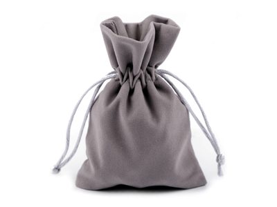 Dárkový pytlík 8,5x11 cm sametový{% if variant.name %} – 8 šedá{% endif %}