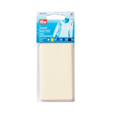 Záplata nažehlovací opravná 45x12 cm krémová{% if product.brand.name %} – PRYM{% endif %}