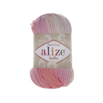 Bavlněná příze Příze Bella Batik 100g{% if variant.name %} – 2807 růžová-lososová{% endif %}