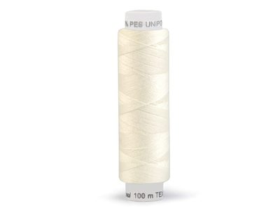 Polyesterové nitě Unipoly návin 100 m 240042{% if variant.name %} – 121 Antique White{% endif %}