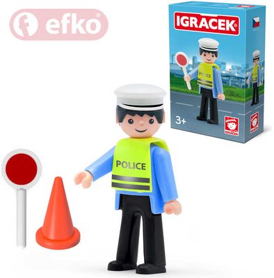 IGRÁČEK Dopravní policista s doplňky v krabičce – fotka 1