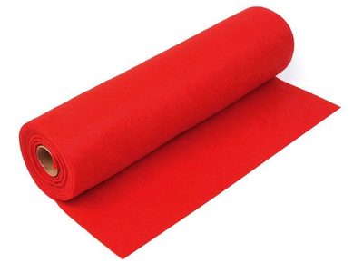 Plsť / filc šíře 41 cm návin 5 metrů{% if variant.name %} – 6 (F01) červená jahoda{% endif %}