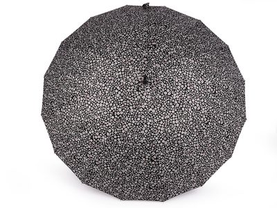Dámský vystřelovací deštník - 8 (89 cm) černá
