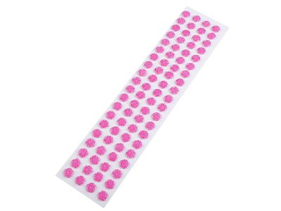 Samolepící růže na lepícím proužku Ø11 mm{% if variant.name %} – 4 růžová pink{% endif %}